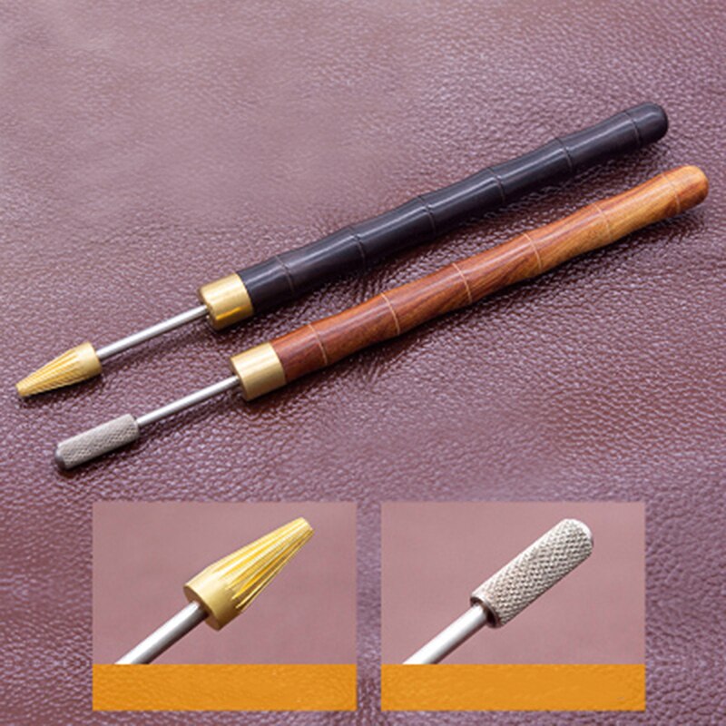 DIY Leathercraft Speedy Edge Brass Oil Painting Pen Head Leather Edge Pen Applicator Edge Paint Roller Pen Top Edge Dye Tools