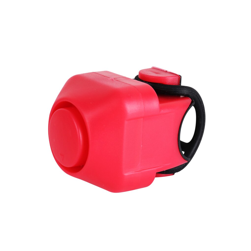 Bike Electronic Loud Horn 130 db Warning Safety Electric Bell Police Siren Bicycle Handlebar Alarm Ring Bell: Red