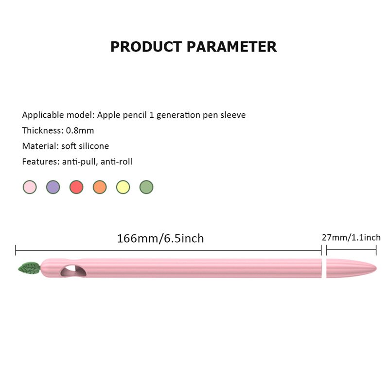 Dla tabletu iPad Touch długopisy etui na Apple Pencil 1 2 ekran dotykowy piórnik odporny na zarysowania dotykowy rysik ochronny