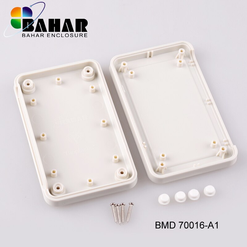 Carcaça handheld para caixa eletrônica gabinete plástico abs caso de projeto plástico caixa de junção diy instrumento casos 108*66*20mm
