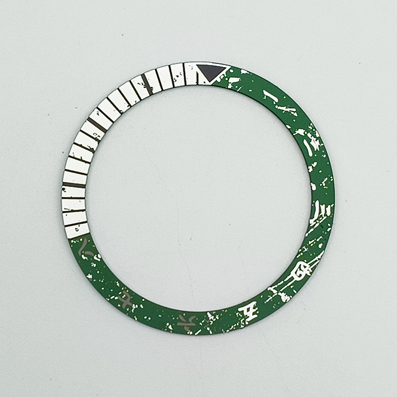 38mm Aluminum Watch Bezel Insert Fits SKX007 SKX009 SRPD Watch Case NH36 NH35 Movement Men's Watch Modifed Upgrade Parts