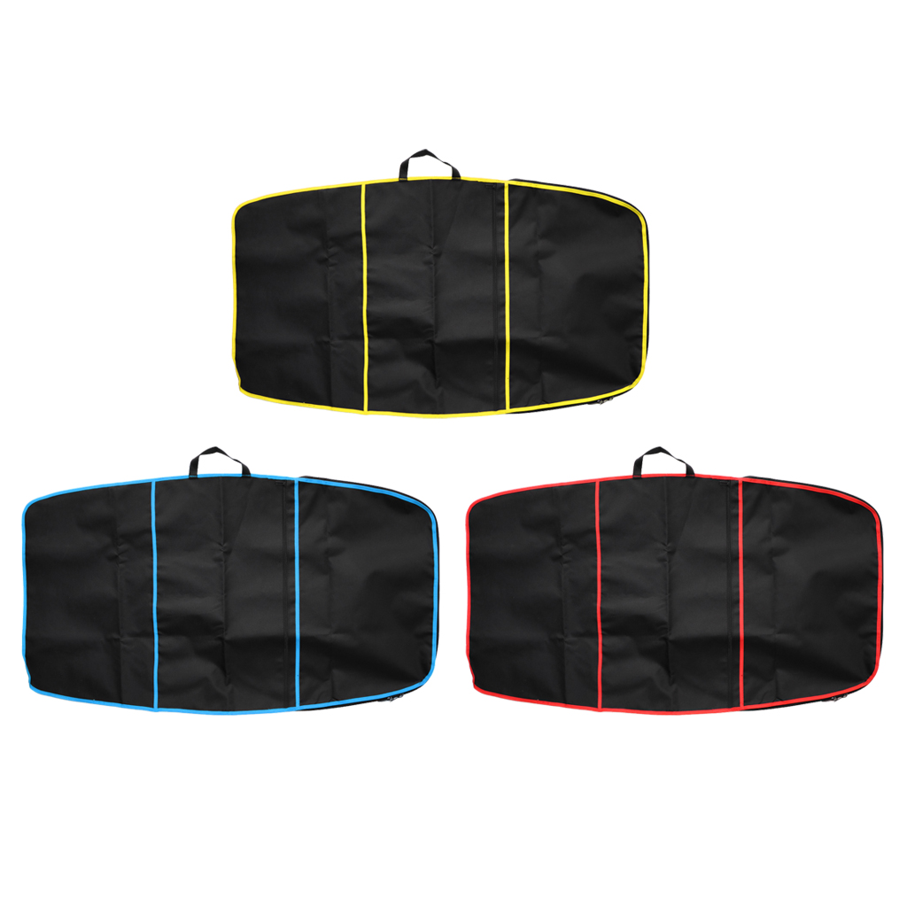 600d polyester deluxe 49- tommers surf bodyboard deksel bæreveske med glidelås foran lomme surfing tilbehør utstyr