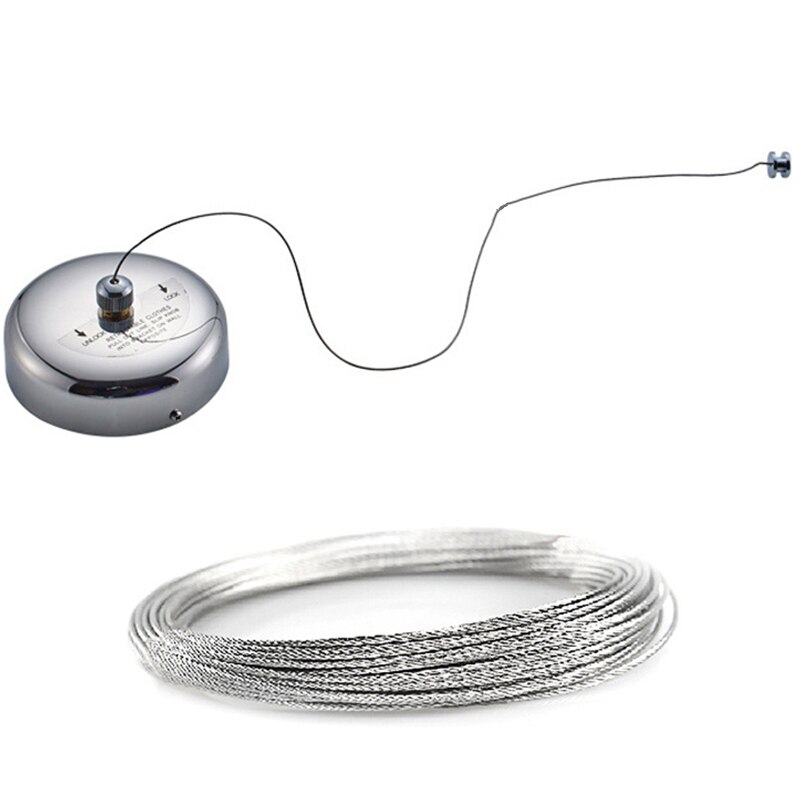 Wall mount 304 Stainless Steel Clothesline Folding Clothes Horse Extendable Laundry Hanger Retractable Drying Rack Clothes Rope