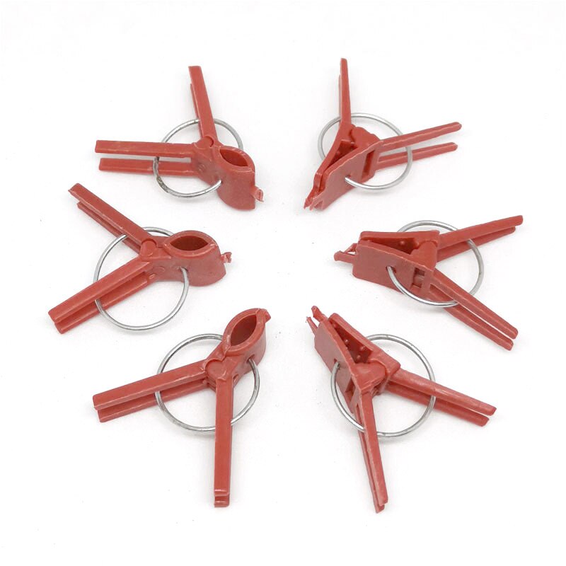 50 st plast växtympning ympklämma trädgård växtstöd grönsaksblommans stjälkar fixa växa upprätt ympningsväxtstöd