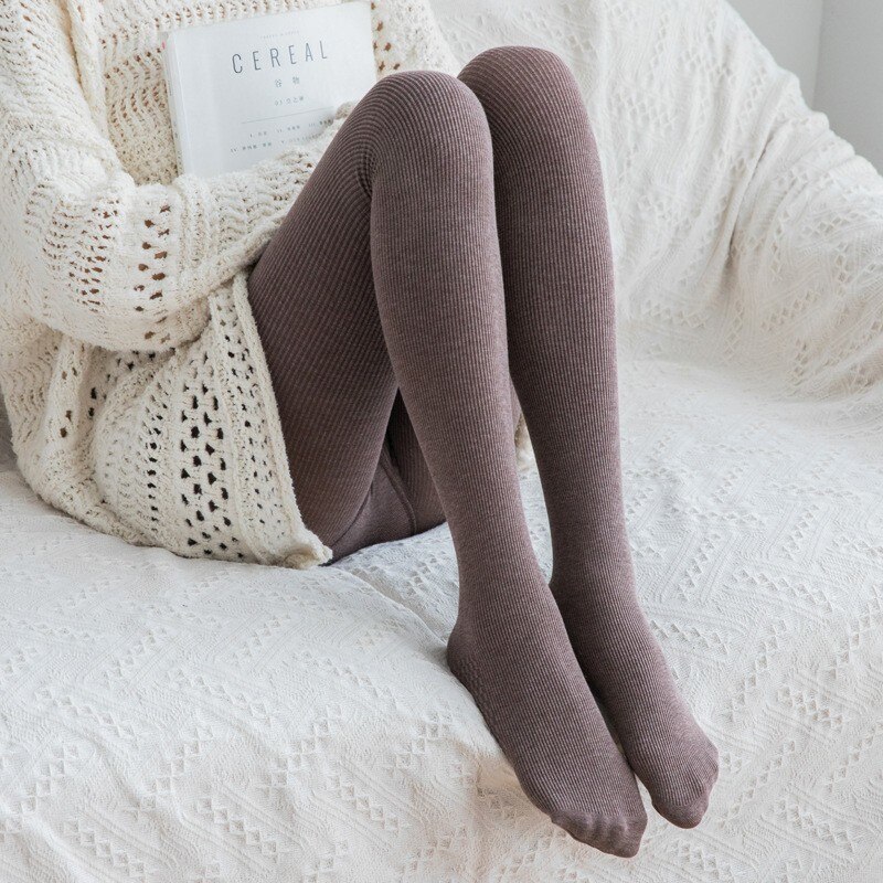 Winter Pijama Inverno Thermal- Unterwäsche Womens Unterwäsche strecken Outwear warm Baumwolle Thermal- Kleidung Gamaschen: Kakifarbig