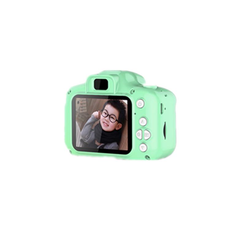 Mini cámara de vídeo Digital para niños, videocámara recargable a prueba de golpes, 8MP, HD, pantalla LCD de 2,0 pulgadas: green