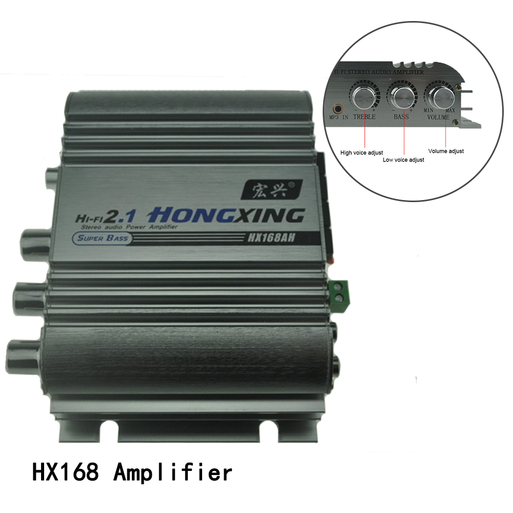 Super Bass 40WX2+60WX1 Hi-Fi 2.1 Channel Stereo Mini Computer Car Amplifier Subwoofer Out Subwoofer 12V Power