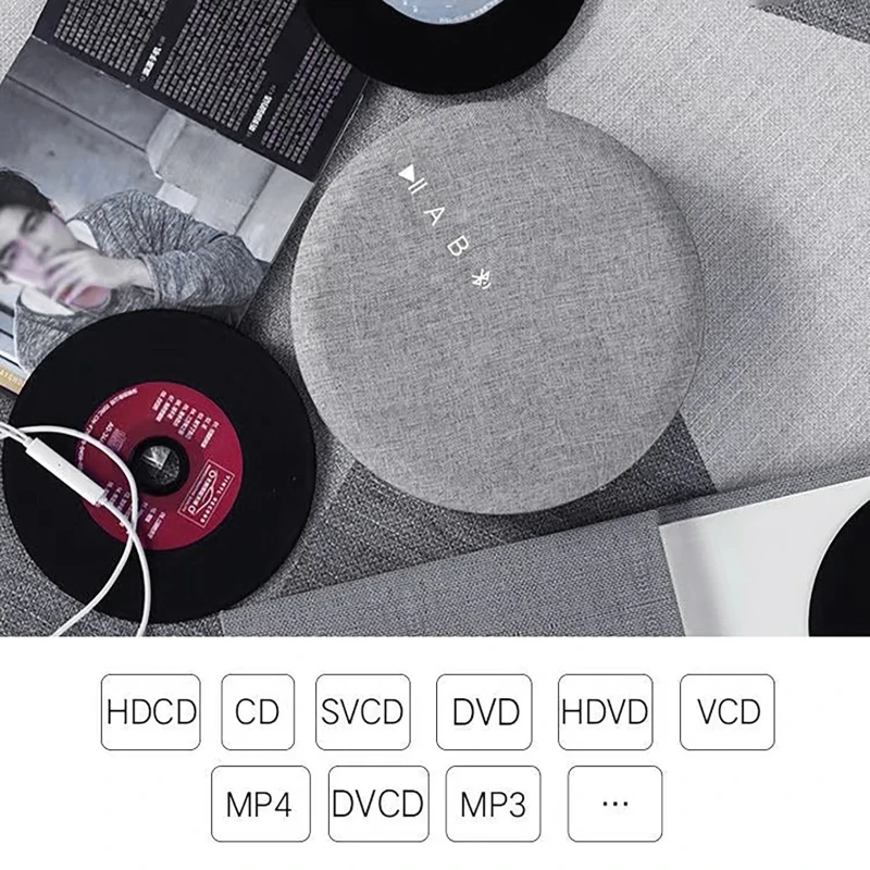 Multifunktion aler CD-Player DVD/VCD-AV-Player Drahtloser Bluetooth-USB-Lautsprecher wiederauf ladbarer Audio-Player