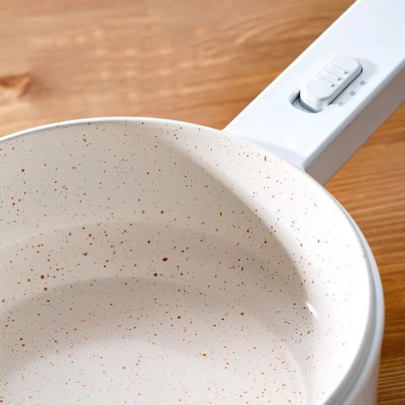 Electric Cook Machine Electric Kitchen Pot Cooker Multifunctional 700W Small Pot Skillet Fryer for Home Student Dormitory