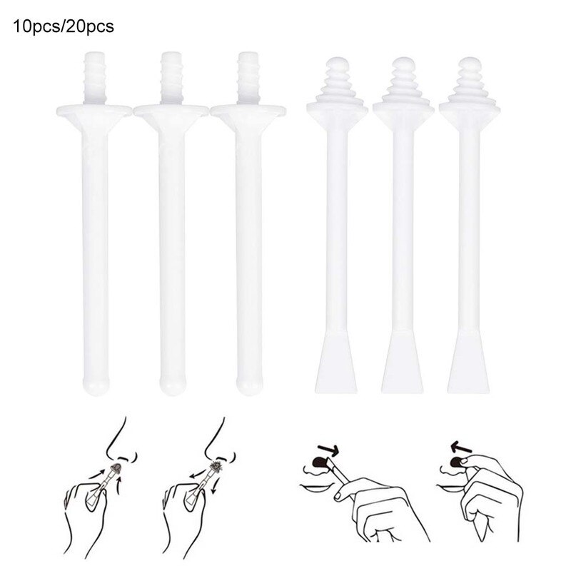 Wax Stok Plastic Multi-Functionele Uitstrijkje Neus Ontharing Gereedschap Waxen Hout Sticks Houten Professionele Ontharing Accessoires