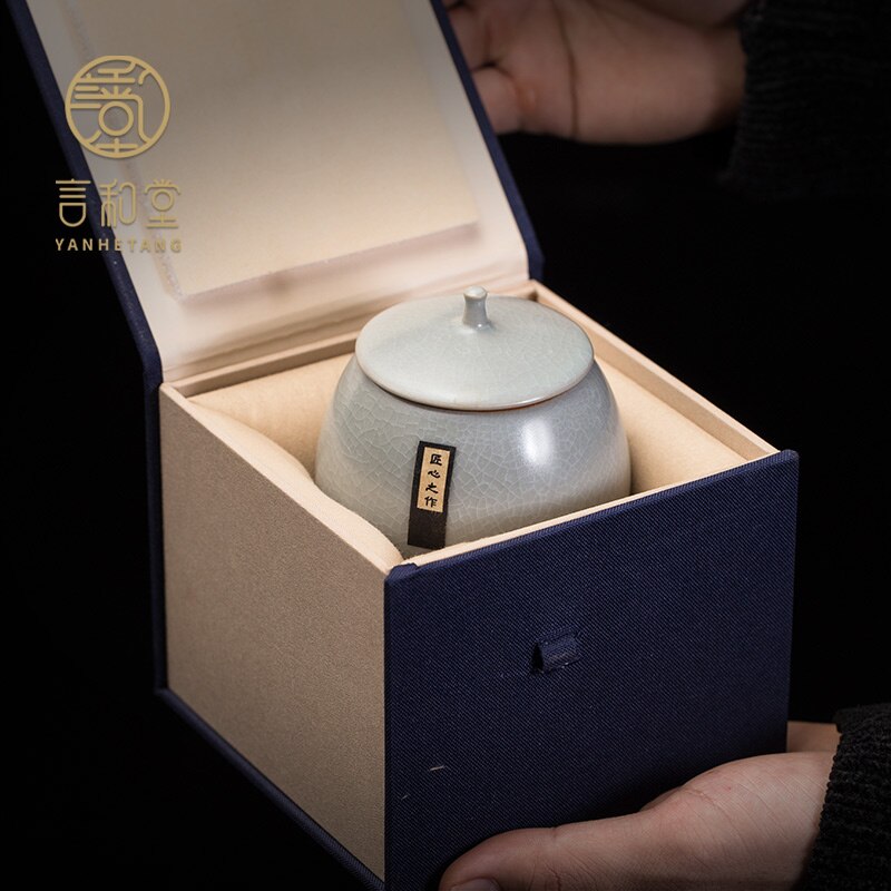 Keramische Pot Thee Opslag Container Organizer Koffie Container Opslag Thee Bus Keramische Caja Para Te Thee Container BA6