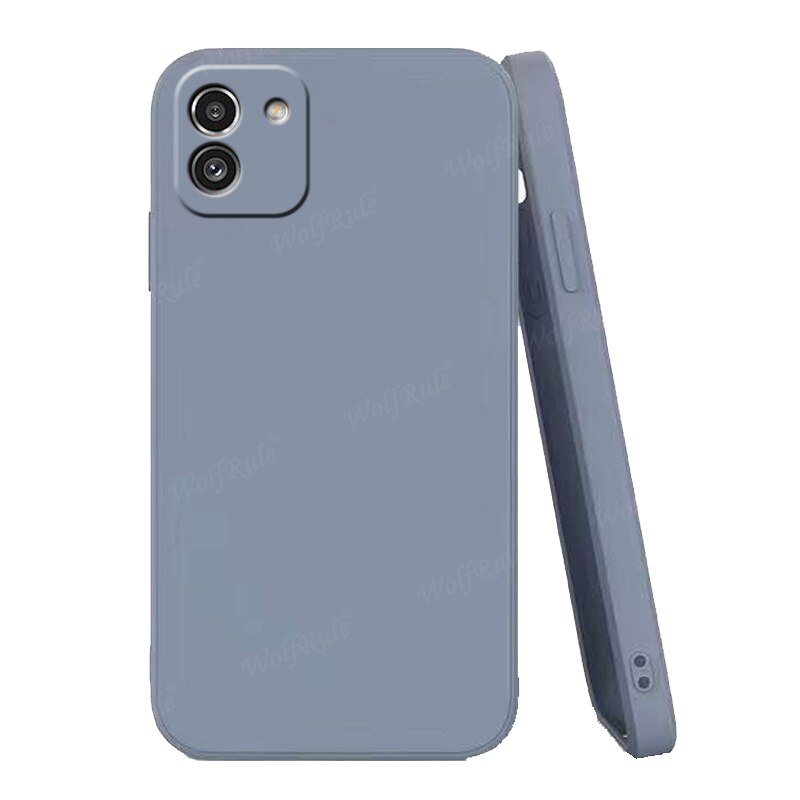 For Cover Samsung Galaxy A03 Case For Samsung A03 Capas ShockProof Phone Bumper TPU Soft Cover For Samsung A03 Core A 03 Fundas: For Samsung A03 / Lavender Grey