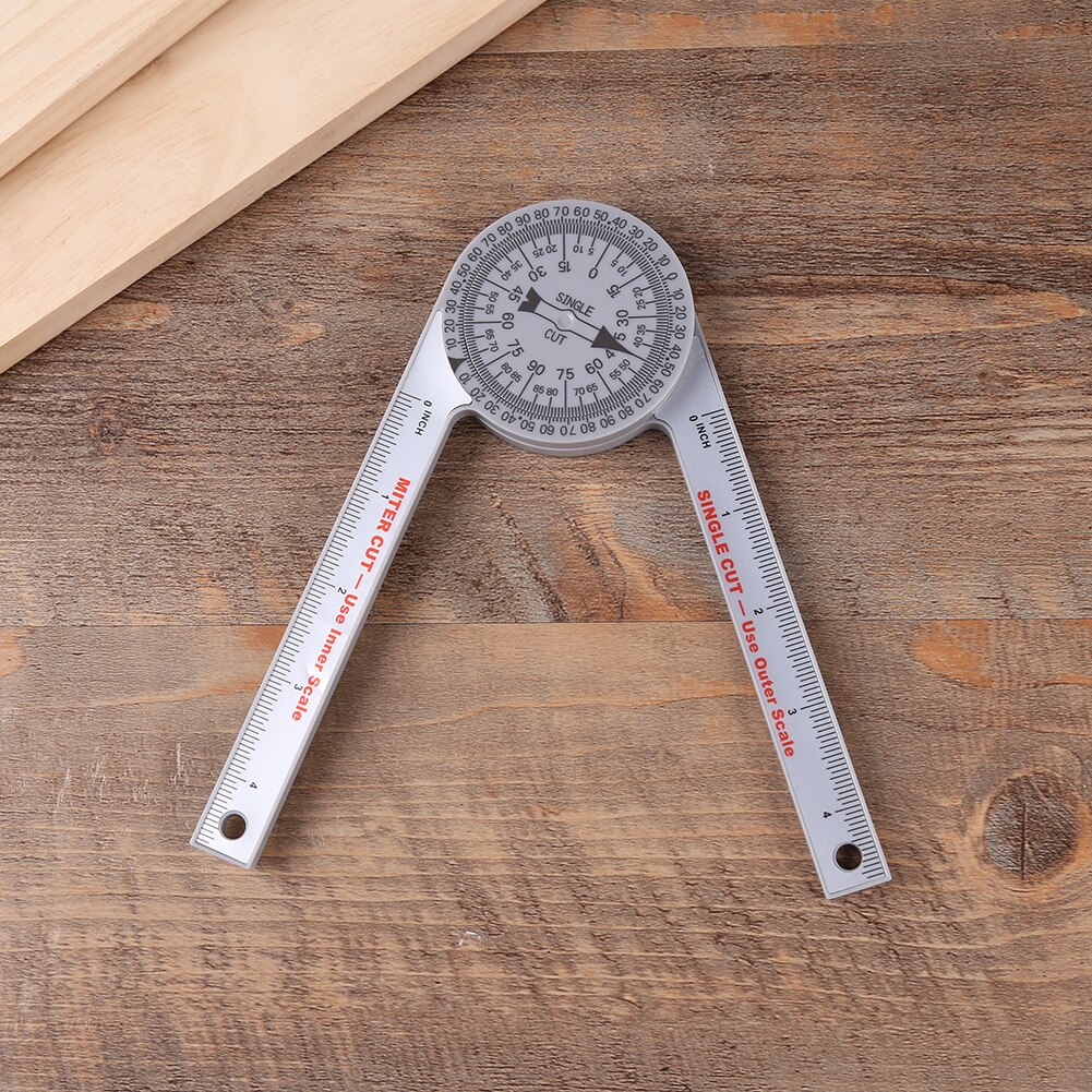 Pro 360-Degree Angle Ruler Goniometer Woodworking Pencil High Precision Protractor for Carpenter Inclinometer Measuring Tool
