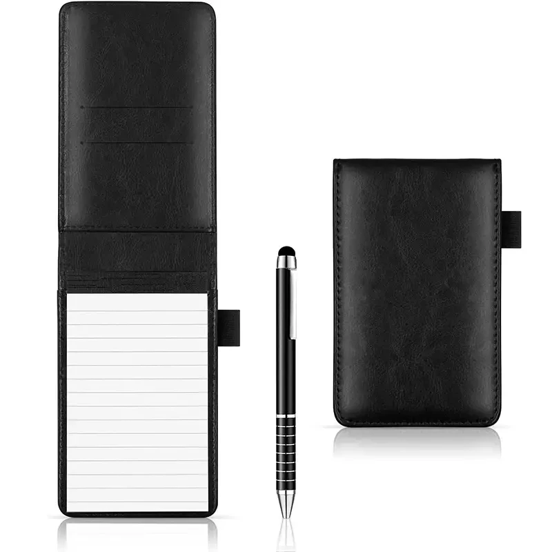 Small Pocket Notepad Diary Mini Portable Notebooks With Pen School Supplies Stationery Useful Office: Yellow