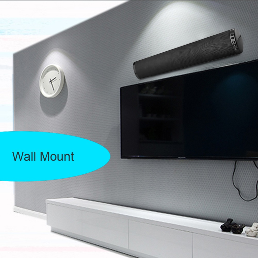 30W Tv Bluetooth Soundbar Bar Home Theater Music Center Hifi Stereo Fm Radio Voor Tv Pc Lange Bar Muur mount Caixa De Som Draadloze