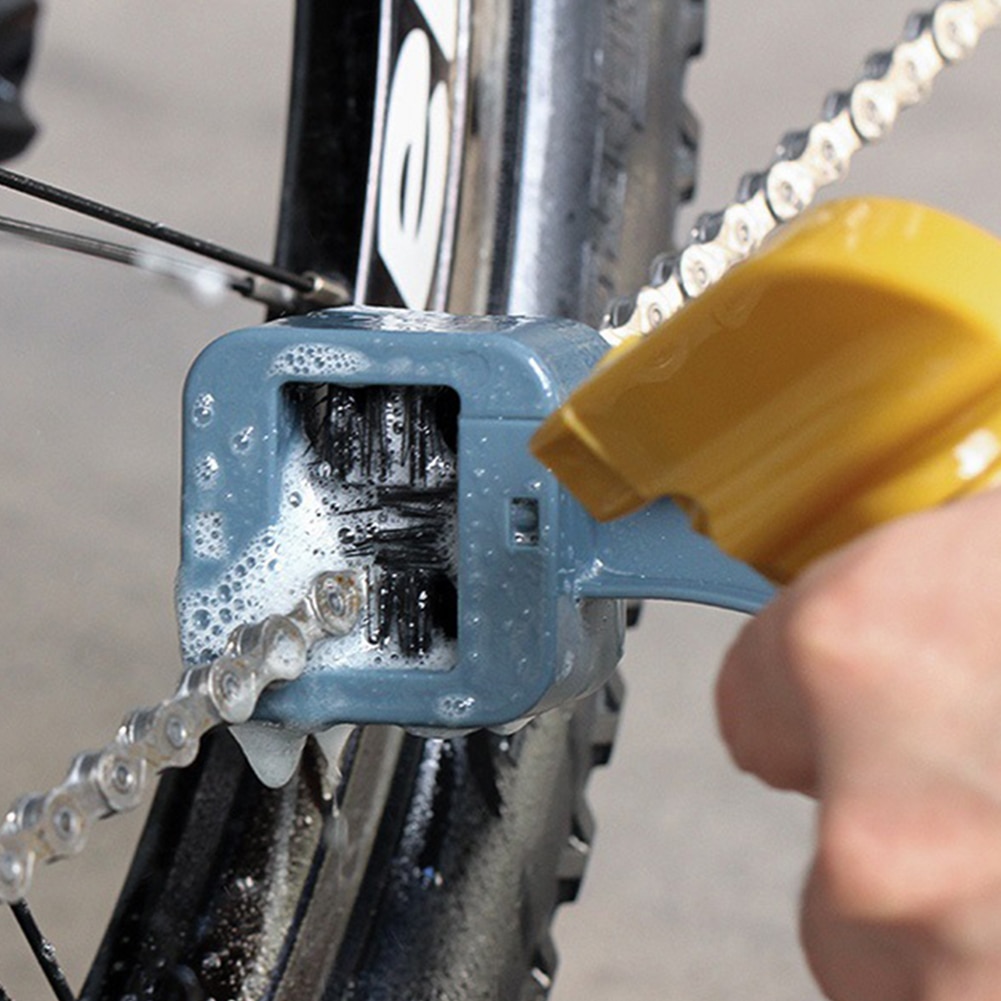 Plastic Fiets Chain Cleaner Chain Clean Borstel Gear Grunge Brush Cleaner Mountainbike Machine Wasmachine Borstel
