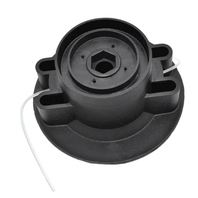 Universal Thread Trimmer Head Grass Head Grass Trimmer Cutting Heads Brush Cutter With 2 Lines Brush Cutter Nylon
