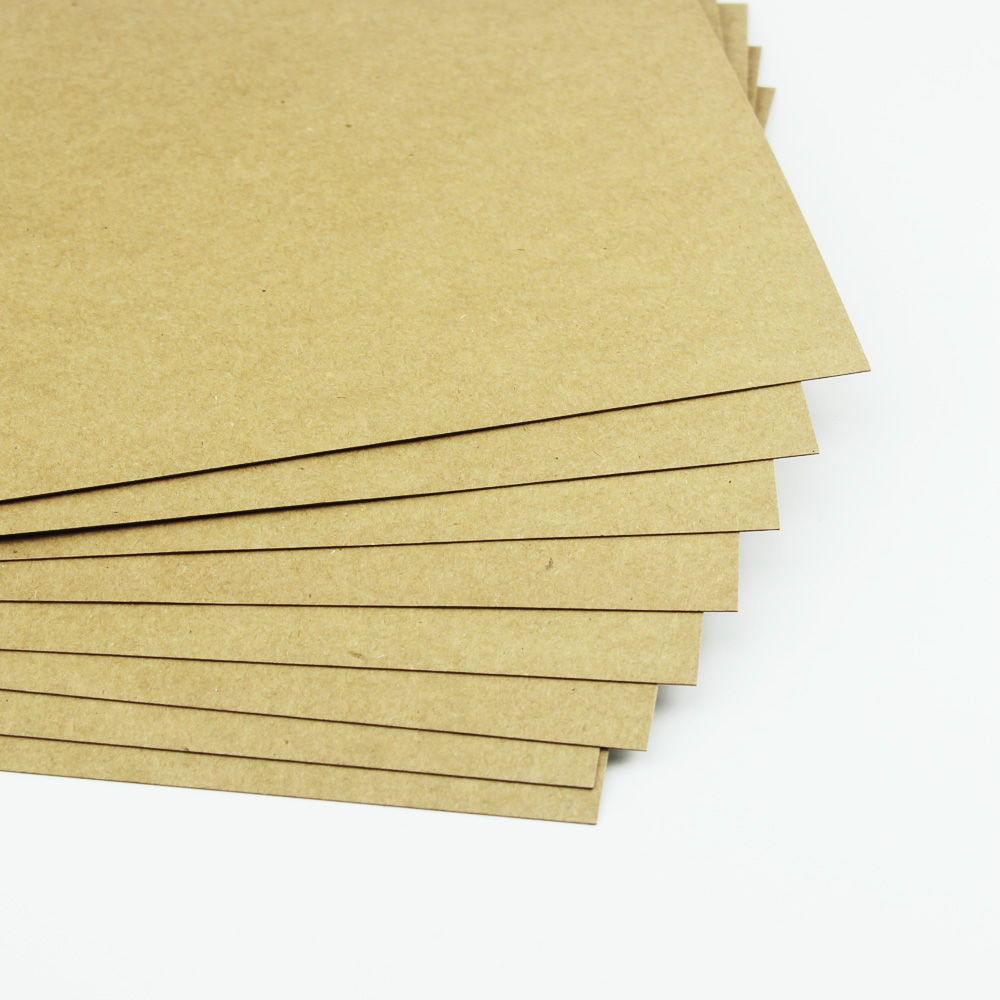 Papier kraft multifonctionnel A4 250/300g papier kraft de fait main 50 feuilles/paquet