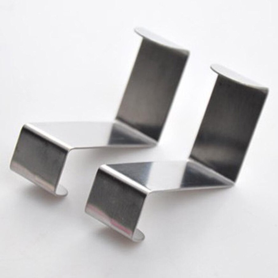 Stainless Steel Door Hook Kitchen Cabinet Clothes Home Storage Hanger Stainless Steel High-Grade Back Door Hook