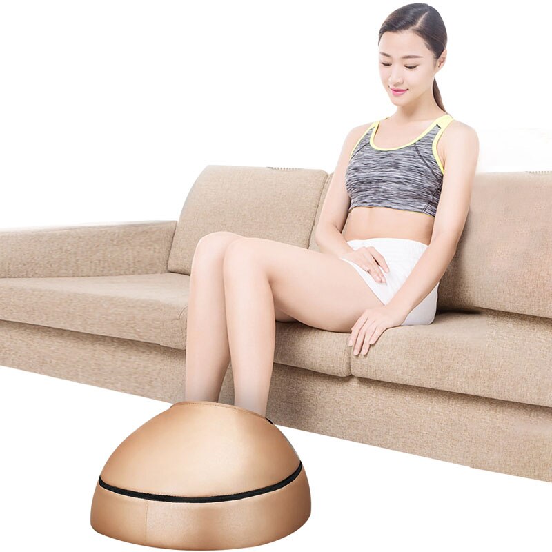 Elektrisk fotmassager roller massage maskin läder massageador för bakfot infraröd med uppvärmning shiatsu knådning