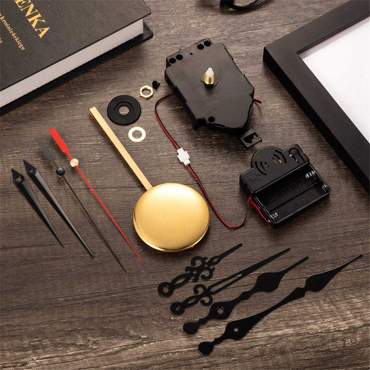 Quartz Pendulum Trigger Clock Movement Chime Westminster Melody Mechanism Clock Kit met 3 paar wijzers