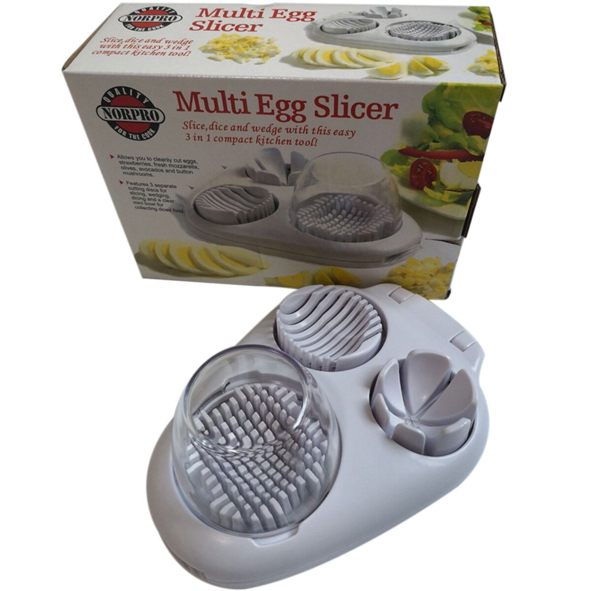 3 In 1 Manual Home Dicing Rvs Multifunctionele Snijden Cutter Avocado 'S Keuken Tool Praktische Witte Eieren Slicer