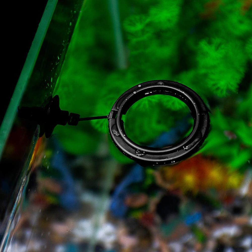 2 stk opdrift fisk foder fodring ring akvarie akvarium lille type tropiske fisk foder foder cirkel akvarie tilbehør