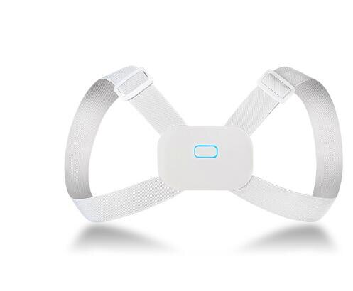 Usb Charge Houdingscorrectie Verstelbare Intelligente Rugsteun Nek Schouder Corrector Brace Riem Volwassenen/Kid: White L size