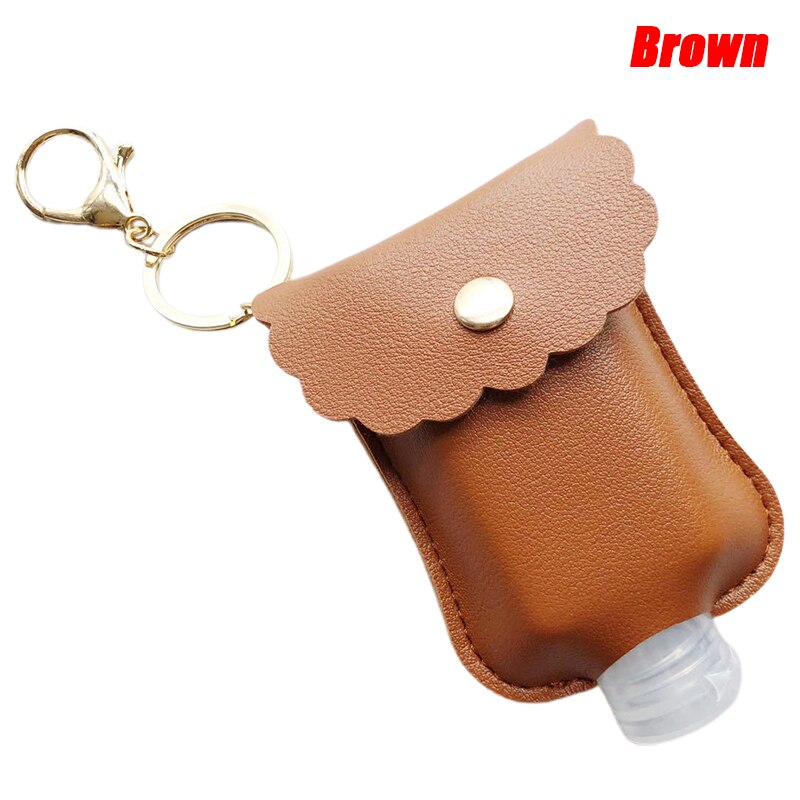 Bouteille de voyage et porte-clés bouteilles vides rechargeables pour désinfectant pour les mains: BR