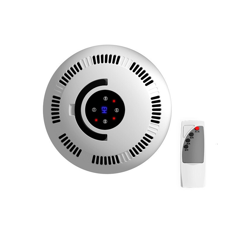 Elektrische huisverwarming infrarood 2000w draagbare luchtverwarmer warme ventilator handige verwarmingskachel radiator met op afstand regelbare thermostaat: Met afstandsbediening / Vk