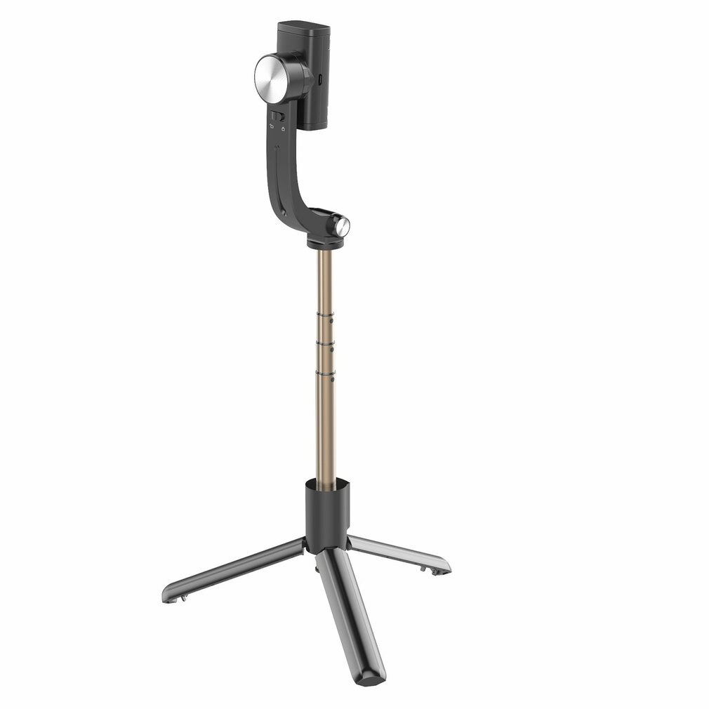 GS08 Enkele Axis Handheld Gimbal Stabilizer Met Draadloze Sluiter Statief Voor Smartphone Actie Camera Video Record Live Gereedschap