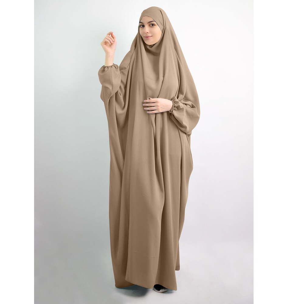 Femmes musulmanes à capuche Hijab robe prière vêtement Jilbab Abaya longue Khimar couverture complète Ramadan robe Abayas vêtements islamiques Niqab