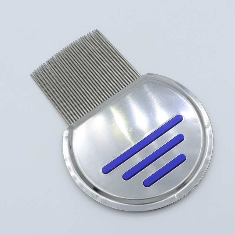 Pet Combs 304 Stainless Steel In Addition To Flea Semi-Circular Long Needle Grate Comb Remove lice For Dogs And Cats Beauty