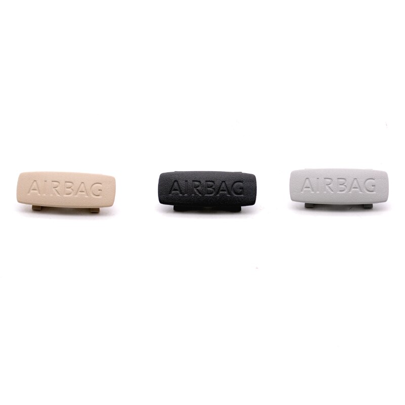 1PCS Car A B C Pillar Insert Trim Cover &quot;AIRBAG&quot;Badge Pearl For CC Golf Jetta Passat Polo 5G0 853 437 1K0 3C0 853 437 B