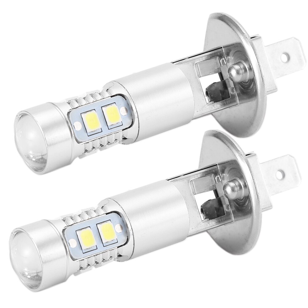 2x H1 6000K 100W Super White Led Auto Koplampen Rijden Mistlamp