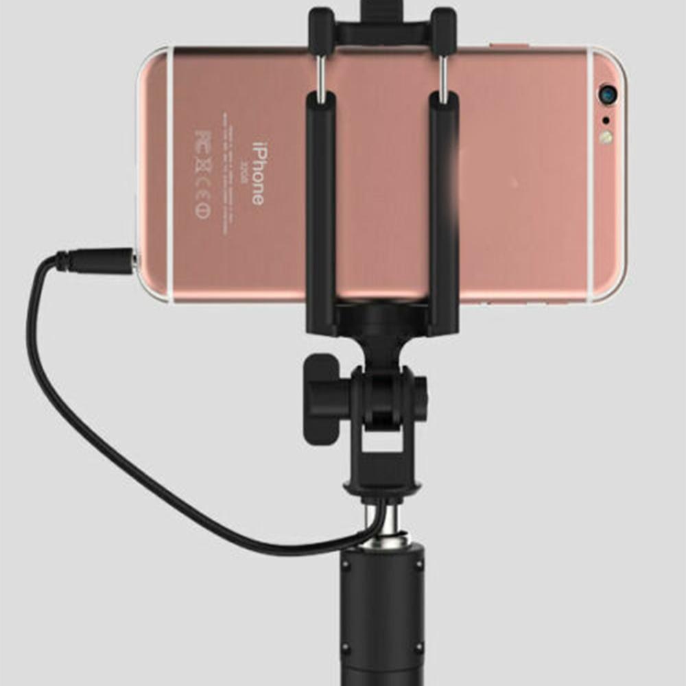 HitTime 3,5mm verdrahtet Fernbedienung Erweiterbar Handheld Verschluss Selfie Stock Tragbare praktisch Selfie Stock Für Apfel iPhone Samsung