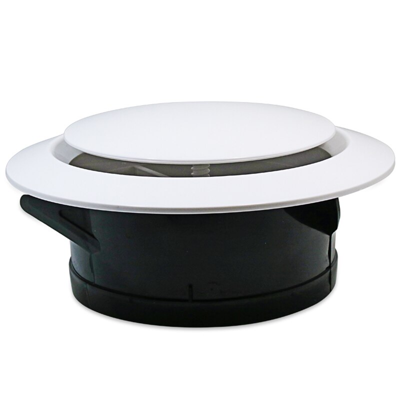 200Mm Abs Air Vent Cover Badkamer Plafond Muur Supply En Uitlaat Ventilatierooster Voor Ronde Duct Pijp