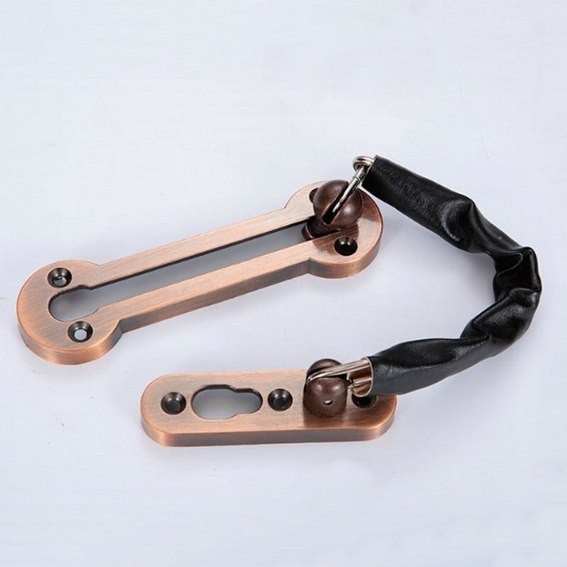 Pernos de puerta de acero inoxidable, Perno deslizante de seguridad para habitación de Hotel y Casa, cerradura de cadena, Perno de puerta de tono protector, 1 ud.