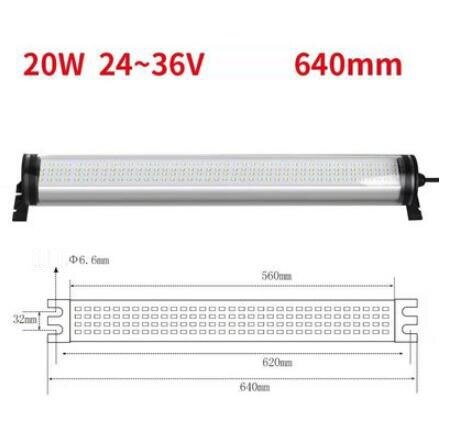 LED CNC machine tool lamp Tri-proof light(Waterproof, explosion-proof and dustproof: 20W24-36V