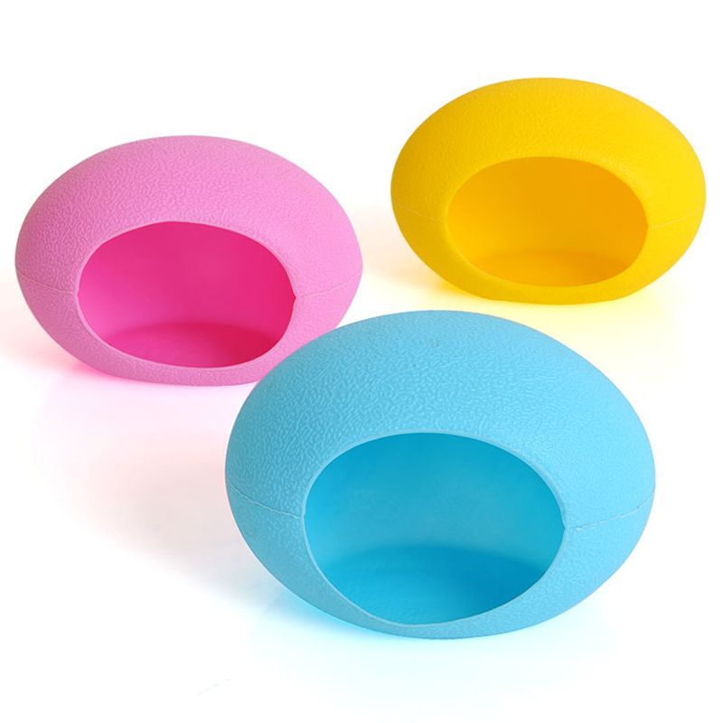 1 st Hoogwaardige 11*7*7 cm Zomer Plastic Hamsterkooi Eieren Kamer Reizen Kleine Huisdier Konijn Mini huis Play Toy Willekeurige Kleur