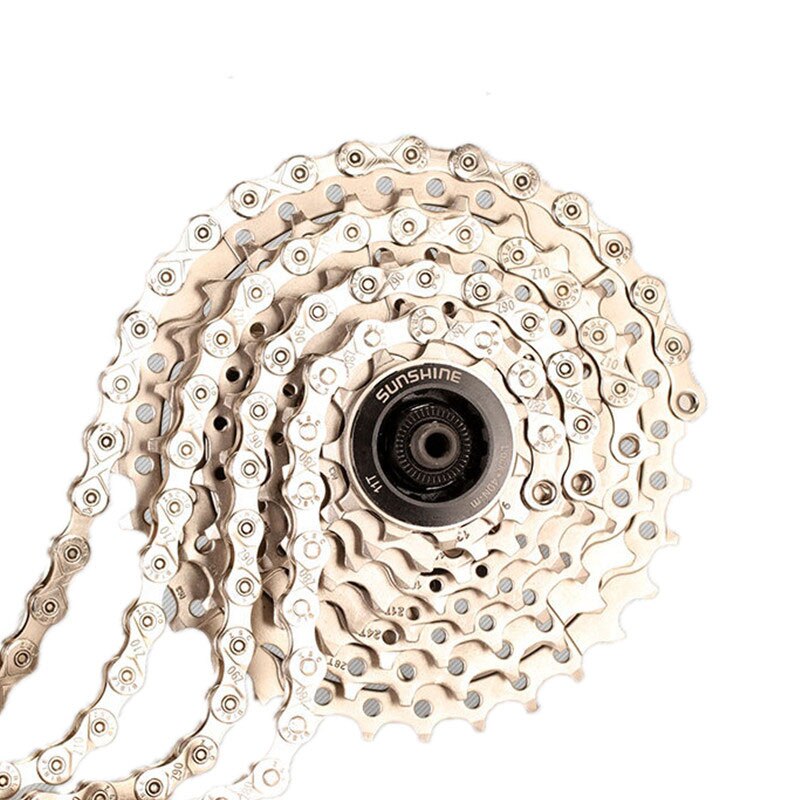 TOOPRE mountain / road bike chain 6/7/8/9/10/11 speed universal shifting chain compatible with SHIMANO/KMC/Sunrace