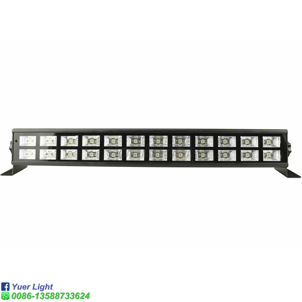 24X3W LED UV luz de pared Control remoto de la etapa de Control de luz de efecto Disco de Navidad DJ interior Luz de lavado para el Club Bar boda