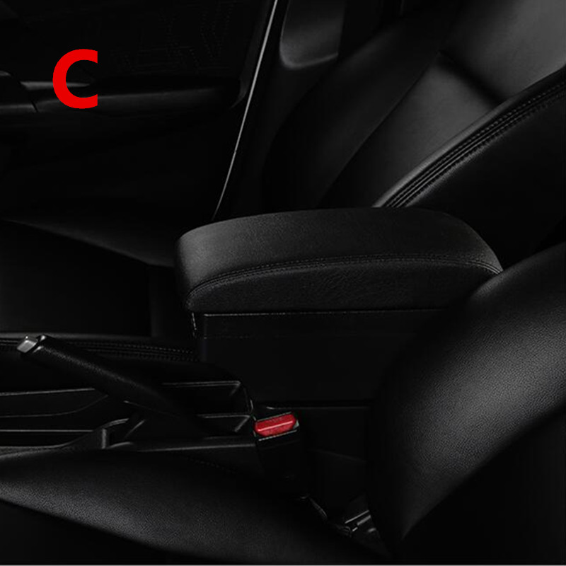 For Ford focus 3 armrest box central Store content focus mk3 armres box with USB interface: C black black line