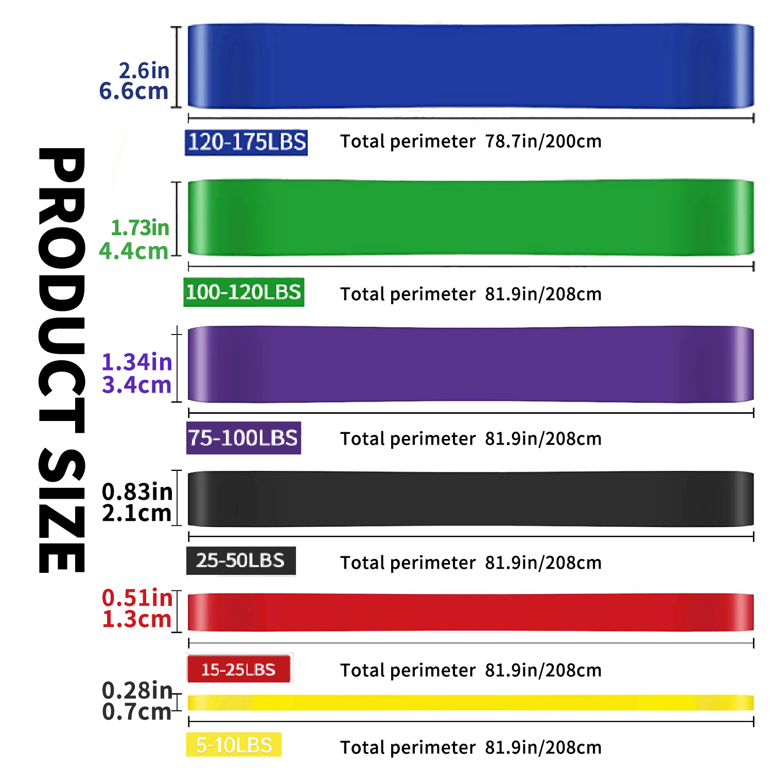 Resistance Bands Exercise Elastic Workout Ruber Loop Strength Rubber Band Gym Fitness Equipment Training Expander Unisex