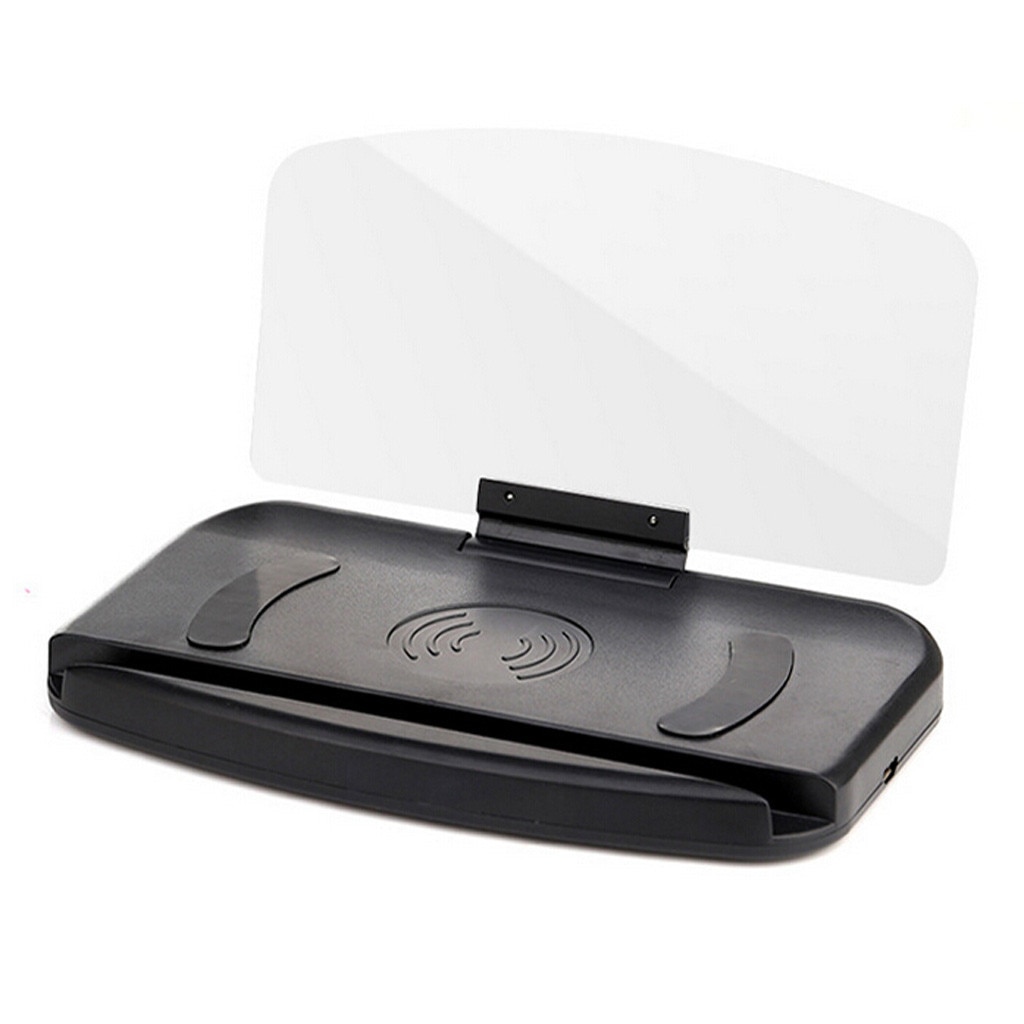 Cabeza HUD de velocidad para coche, pantalla Universal hacia arriba, proyector de navegación para teléfono inteligente, soporte para GPS HUD, soporte para teléfono, proyector GPS