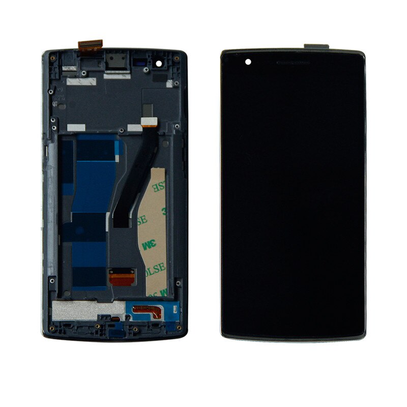 For 5.5"Oneplus One A0001 Oneplus 1 LCD Display Digitizer Touch Panel Screen Assembly + Frame Free Tools 1920*1080: LCD with Frame