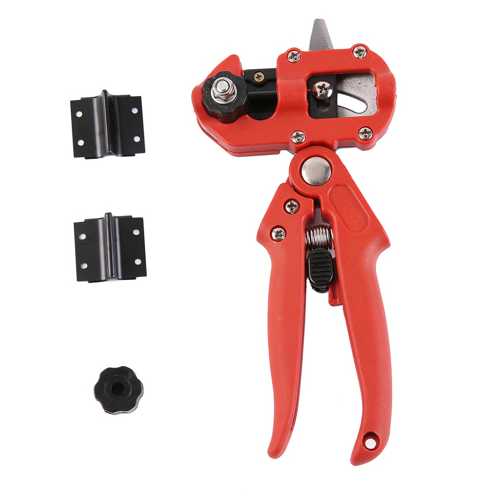 Drtools Pfropfen Pruner Garten Werkzeug Professionelle Zweig Cutter Gartenschere Rebschnitt Anlage Scheren Boxen Obst Baum Pfropfen Schere: rot