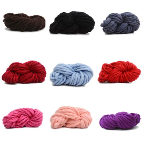 Wool Alternative Chunky Yarn DIY Bulky Arm Knitting Blanket Hand Knitting Spin Yarn