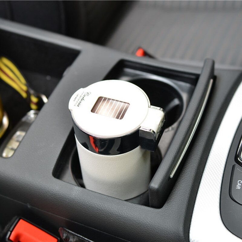 CA08 Auto Asbak Koolstofvezel Auto Asbak met Licht Auto Asbak LED Verlichting Auto Levert