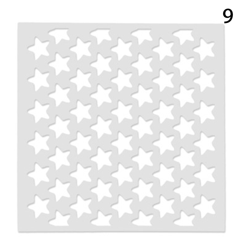 Plantilla de grafiti para niños, tablero de pintura para niños, plantillas de pintura, herramientas de bricolaje, , suministros hechos a mano reutilizables de plástico para niños: 9